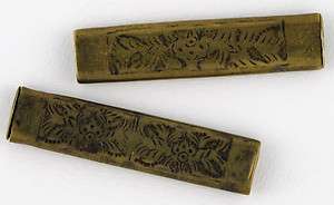 Antique Brass Needle Boxes from China  