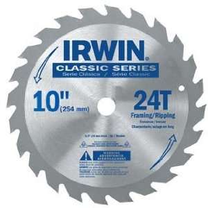 Pack Irwin 15070 10 x 24 Tooth Sprint Circular Saw Blades Framing 