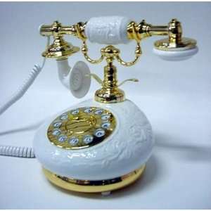  Porcelain Plain French Style Telephone