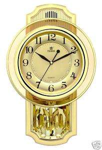 Melodies In Motion Rotating Pendulum Clock 6773 Gold  