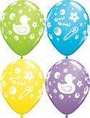 Rubber Duckie Baby Shower Latex 11 Balloons x 5 £3.00