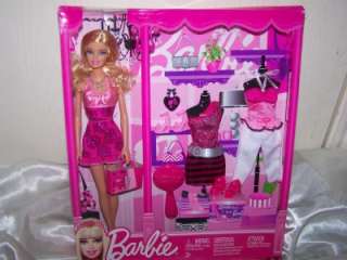 Barbie Fashion Fever Doll And Fashions Barbie Gift Set New  