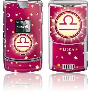  Libra   Stellar Red skin for Motorola RAZR V3 Electronics