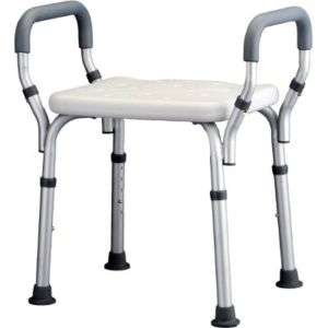 NOVA 9016 Shower Tub Chair Seat Bench Stool w/ Handles  