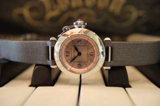   Pink Dial Satin Strap Ladies Watch Model Ref W3140026 UNWORN  