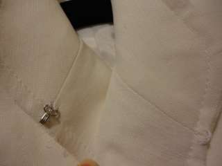 NWT Tahari Mandarin Collar 3/4 Sleeve Brenham Linen Rayon Jacket 