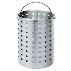   Classic 30 quart Aluminum Perforated Stock Pot Basket  