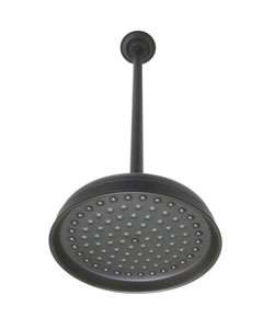 Oil Rubbed Bronze 10 inch Rain Showerhead with 17 inch Ceiling Support 