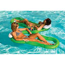 Aviva Cool Mesh Inflatable Double Pool Lounger  