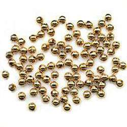 14k Gold Filled 2.5mm Little Round Beads (Set of 50)  