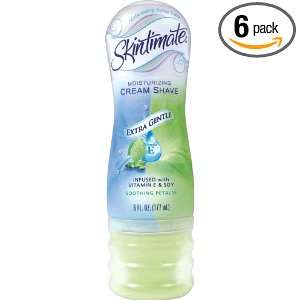 Skintimate Moisturizing Shave Cream, Extra Gentle, 6 Ounces Cans 