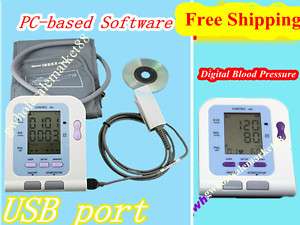 New Digital Blood Pressure Monitor USB with software  