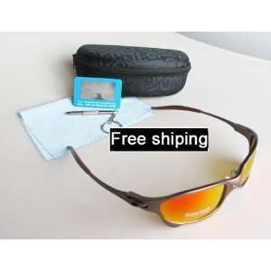  Polarized Sport Sunglasses   Fire Mirrored Polarized Lens 