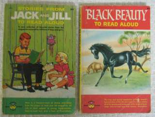   Vintage Read Aloud Wonder Books JACK and JILL BLACK BEAUTY from 1960