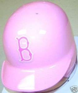 Boston Red Sox Pink Riddell Replica MLB Mini Helmet  