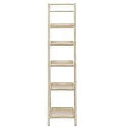 Chester Distressed Ivory Leaning Etagere  