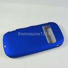 New Blue Hard Rubber Back Case Cover Skin For Nokia C7
