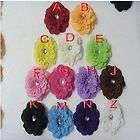 Peony Baby Flower Hair Bow clip 13 Color