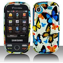 Colorful Butterfly Samsung Messager Touch Protector Case   