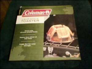 Coleman Camp Stove Toaster New in package Camping 076501928808  