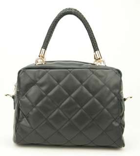 Women Genuine Leather Boston Tote Bag Designer Shoulder Handbag 