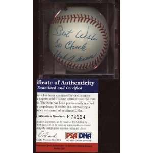  Signed Hank Aaron Baseball   PSA/DNA   Autographed 