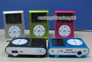 Clip  Player LCD Screen with SD/TF Card Slot+4GB  