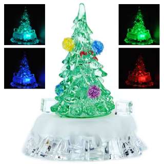 Colorful Christmas Xmas Tree LED Light Desktop Decoration Lamp  