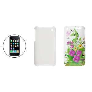   Butterfly Pattern IMD Plastic Back Cover for iPhone 3G Electronics
