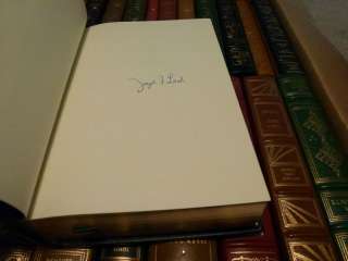 23 Franklin Library Limited & Signed Leather First Edition Book 