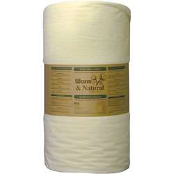Warm and Natural Cotton Batting King Size  