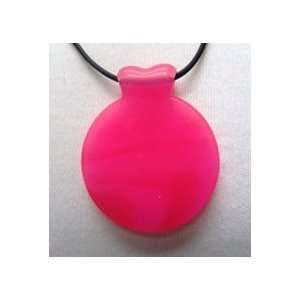 Chewable Jewels Circle Necklace (Pink)