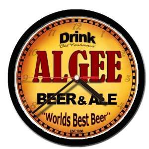  ALGEE beer and ale wall clock 