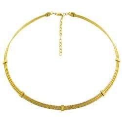 14k Yellow Gold Carnival Choker Necklace  