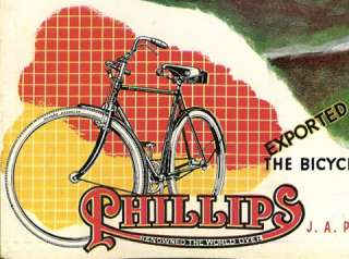 Phillips were one of the top British bicycle exporters. Industry was 