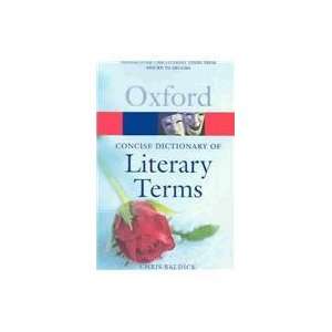 The Concise Oxford Dictionary of Literary Terms (Oxford Paperback 