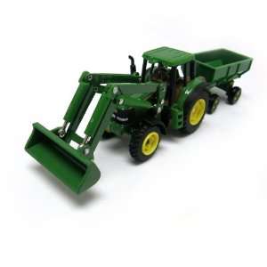  John Deere Tractor Loader with Flarebox Wagon Toys 