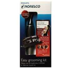 Philips Norelco Waterproof Nose Ear Eyebrow Trimmer Travel Kit 