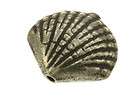 Thai Karen Hill Tribe Silver Deep Sea ARK Shell Bead ,18 x 17 mm.