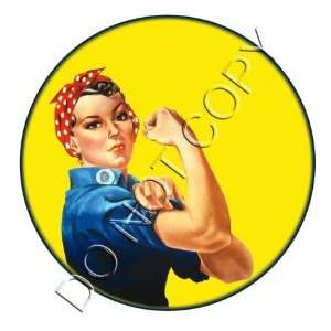    Rosie the Riveter Pinup Girl decal s58 Musical Instruments