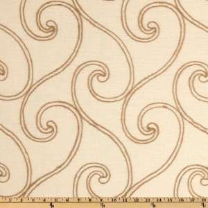  54 Wide Eroica Sheer Natural Swirls Natural Fabric By 