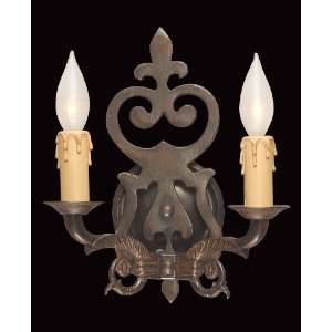  Sconce   Terra De Sienna Finish