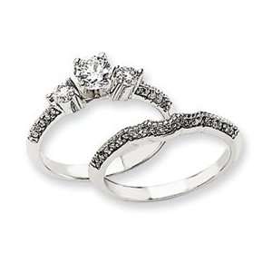  14k White Gold Engagement Ring Mounting Jewelry