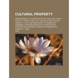  Cultural property memorandum of understanding between the 