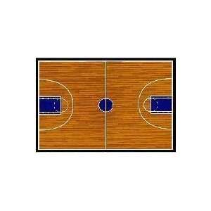  Basketball Court Rug   19 X 29