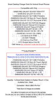 SAMSUNG GALAXY S2 LTE ROGERS BLACK CASE DESKTOP DOCK CRADLE CHAGER 