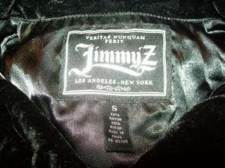 Jimmy Z jacket black valentine plush Size small new  