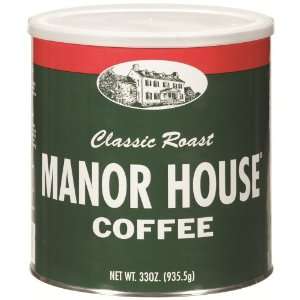 Manor House Coffee 33 oz.  Grocery & Gourmet Food