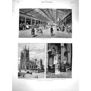  1879 Sydney Australia St. AndrewS Cathedral Market