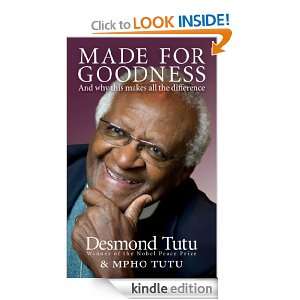Made For Goodness Desmond Tutu and Mpho Tutu  Kindle 